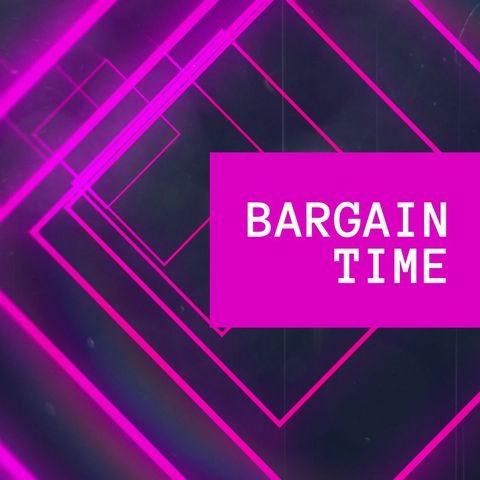 Bargain Time Neon Cyber Monday Sale Concept - Download Free Stock Templates Pikwizard.com