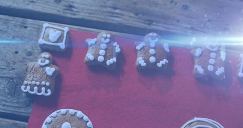 Festive Gingerbread Cookies for Christmas Celebration - Download Free Stock Images Pikwizard.com