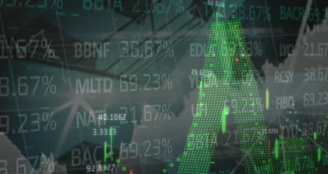 Digital Financial Data and Stock Market Graph Overlay