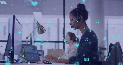 Digitally Connected Customer Support Specialist at Work