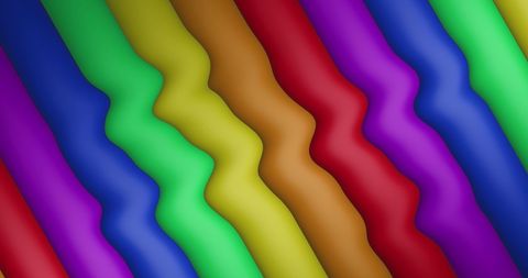 Vibrant rainbow waves abstract pattern