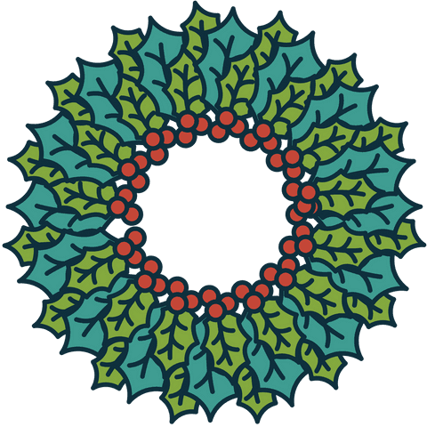 Festive Green Christmas Wreath on Transparent Background - Download Free Stock Videos Pikwizard.com
