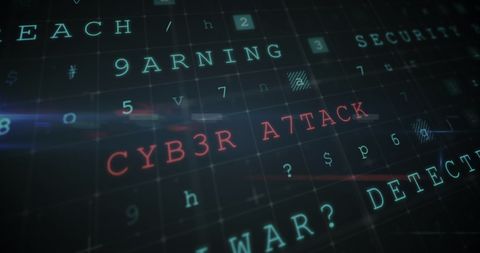 Digital Cybersecurity Threat Alert Interface Visualization - Download Free Stock Images Pikwizard.com