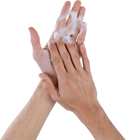 transparent hands washing with soap showing hygiene care - Download Free Stock Videos Pikwizard.com
