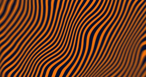 Dynamic Wavy Orange and Black Stripe Abstract Pattern - Download Free Stock Images Pikwizard.com