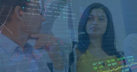 Analyzing Stock Market Trends with Multicultural Business Team - Download Free Stock Images Pikwizard.com