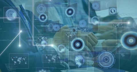 Digital World of Financial Data Processing in Business Environment - Download Free Stock Images Pikwizard.com