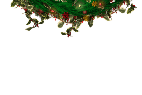 festive christmas wreath transparent design for creative projects - Download Free Stock Videos Pikwizard.com
