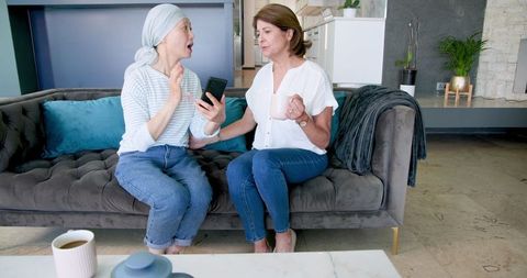 Caring Friends Supporting During Recovery at Home