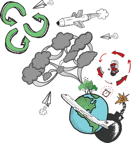 Transparent Illustration of Transport and Ecology Concepts - Download Free Stock Videos Pikwizard.com