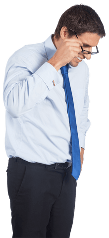 Happy Businessman with Glasses on Transparent Background - Download Free Stock Videos Pikwizard.com