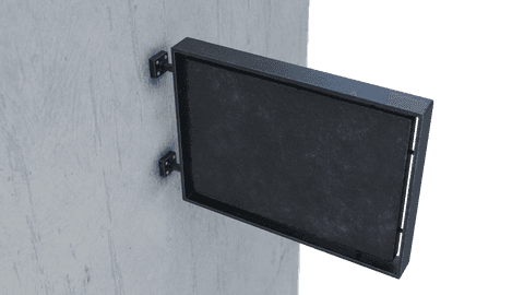 Wall Mounted Sign with Empty Display on Transparent Background - Download Free Stock Videos Pikwizard.com