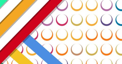 Colorful Abstract Background with Lines and Circles - Download Free Stock Images Pikwizard.com