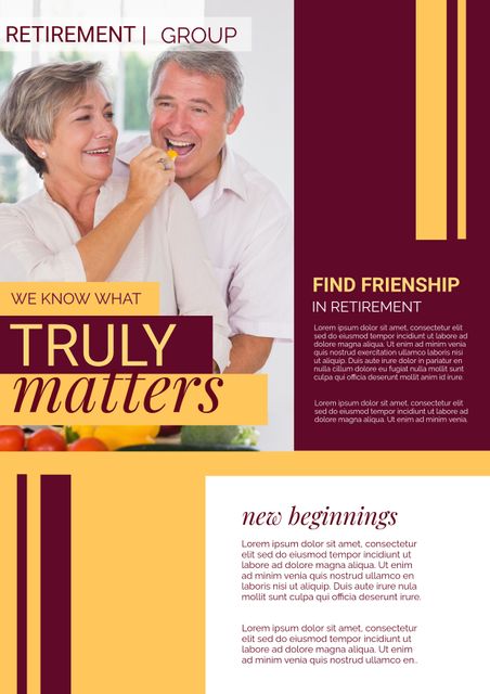 Perfect for illustrating vibrant senior lifestyles, emphasizing community in retirement settings, and promoting senior living communities. Suitable for advertising retirement homes, health organizations, or magazines focused on elder care and well-being.