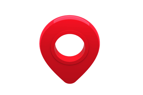 Transparent Iconic Red Map Marker Minimalistic 3D Design - Download Free Stock Videos Pikwizard.com