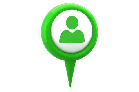 user profile icon on green gps pin transparent background - Download Free Stock Videos Pikwizard.com
