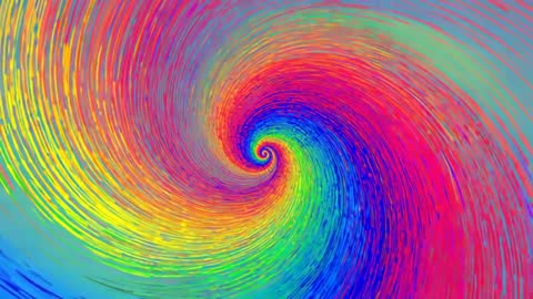 Psychedelic Rainbow Vortex Spiraling Energetically