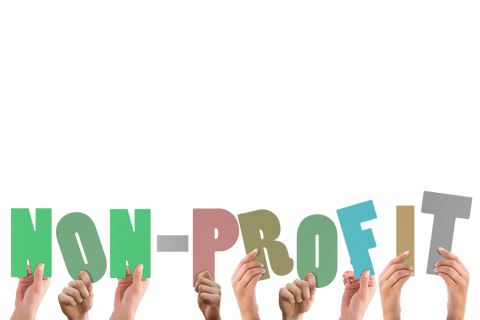 Hands Holding Colorful Transparent Letters Forming Non-Profit - Download Free Stock Videos Pikwizard.com