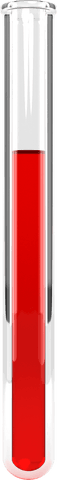 transparent glass test tube with red liquid solution - Download Free Stock Videos Pikwizard.com