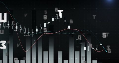 Abstract Financial Data with Graphs and Charts Visualization - Download Free Stock Images Pikwizard.com