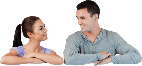 Cheerful Young Couple Holding Transparent Card With Smiling Expressions - Download Free Stock Videos Pikwizard.com