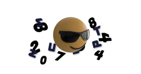 emojis and floating numbers representing social media communication - Download Free Stock Images Pikwizard.com