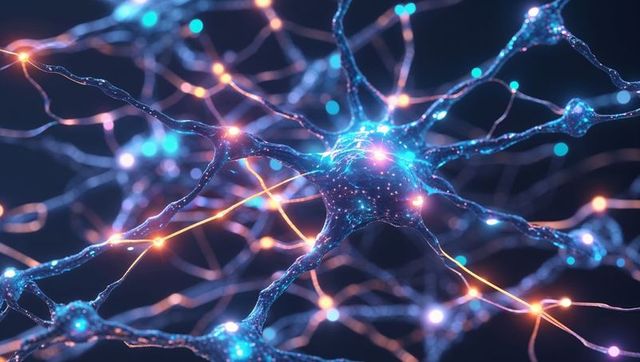 Glowing Neural Network with Dendrites and Synapses