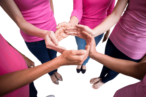 women joining hands in circular unity for awareness with transparent background - Download Free Stock Videos Pikwizard.com