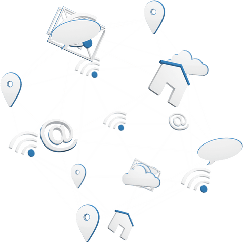 transparent global networking icons with connected lines - Download Free Stock Videos Pikwizard.com
