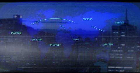 Digital Map Projection on Skyline Enhancing Urban Connectivity