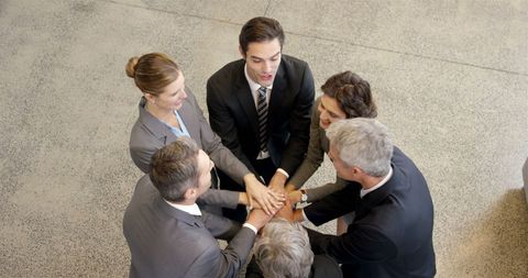 Diverse team building unity group cooperation concept