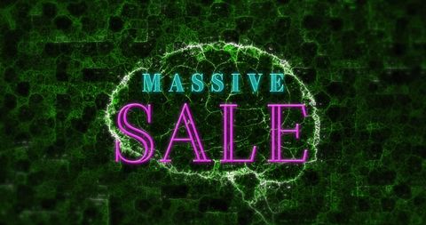 bright digital sign for massive sale event - Download Free Stock Images Pikwizard.com
