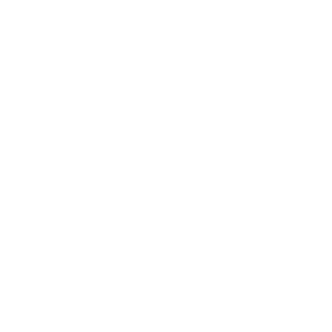 Stylish Number 80 with Geometric Pattern on Transparent Background - Download Free Stock Videos Pikwizard.com
