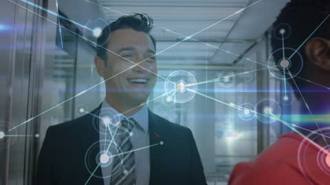 Digital Connections and Business Collaboration Concept