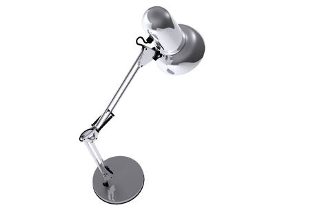 Gray Desk Lamp on Transparent Background for Workspaces - Download Free Stock Videos Pikwizard.com