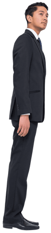 Side Profile of Asian Businessman in Suit on Transparent Background - Download Free Stock Videos Pikwizard.com
