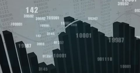 Digital Financial Data Overlaps with Graph Analytics - Download Free Stock Images Pikwizard.com