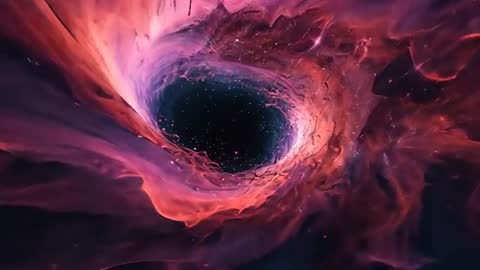Journey Through Swirling Nebula into Mystical Cosmic Void