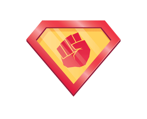 transparent red and yellow power fist emblem symbol - Download Free Stock Videos Pikwizard.com