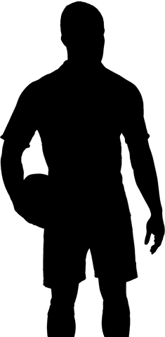 rugby player silhouette with transparent background displaying strength - Download Free Stock Videos Pikwizard.com