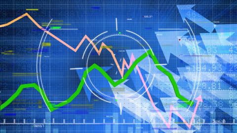 Dynamic Data Visualization with Graphs and Glitch Effects