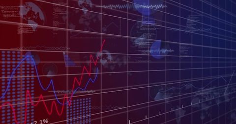 Statistics and Data Processing with Graphs and Charts - Download Free Stock Images Pikwizard.com