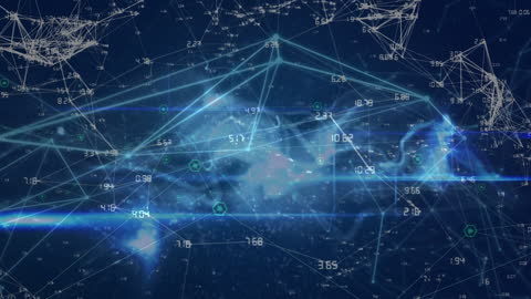 Digital Flares and Network Connections in Abstract Space