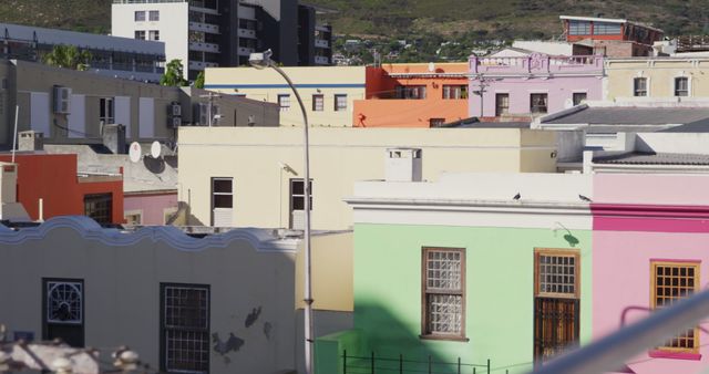 Colorful Houses in Bo-Kaap Neighborhood - Download Free Stock Images Pikwizard.com