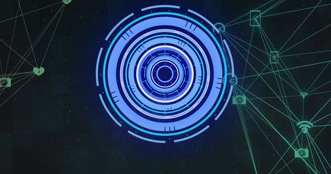 futuristic digital interface with global networking design - Download Free Stock Images Pikwizard.com
