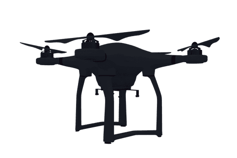 transparent white drone rotating over clear background - Download Free Stock Videos Pikwizard.com