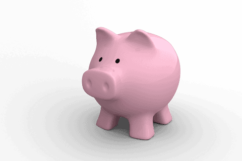 transparent pink piggy bank on clear background concept - Download Free Stock Videos Pikwizard.com