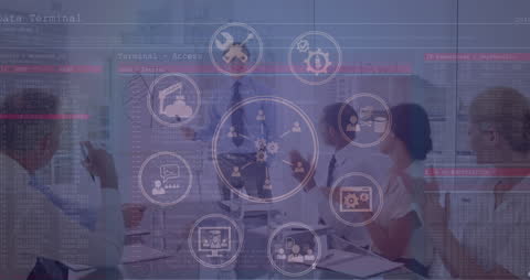 Global Business Connections and Data Technology Interface