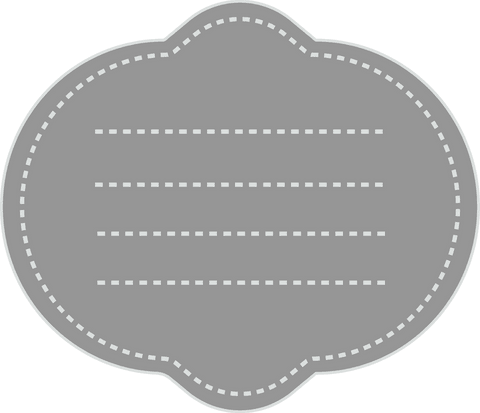 Curved Grey Label with Lines Mockup, Transparent Background - Download Free Stock Videos Pikwizard.com
