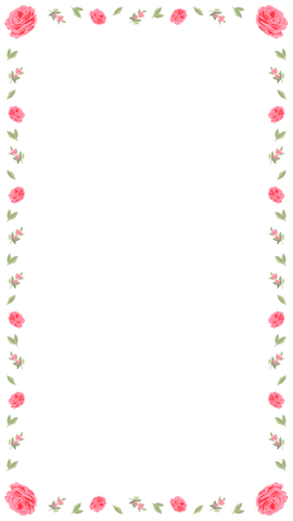 elegant floral border with pink roses on transparent frame - Download Free Stock Videos Pikwizard.com